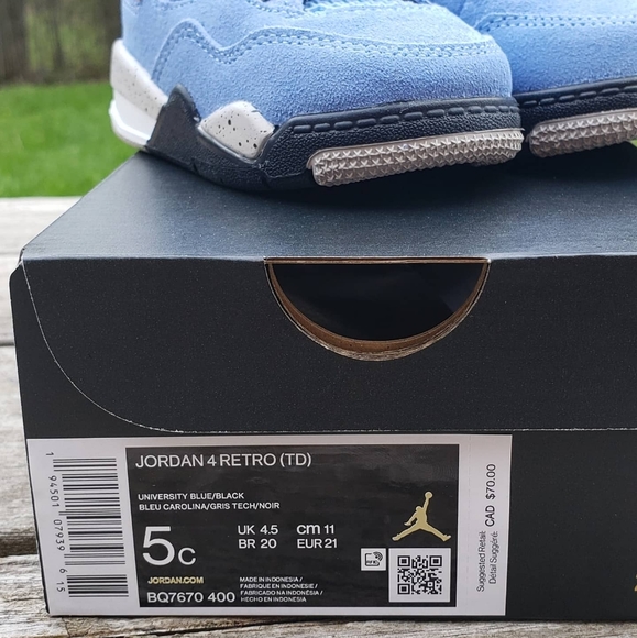Air jordan 4 University Blue - Picture 3 of 4